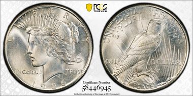 1926 $1 MS66