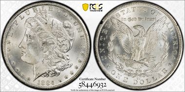 1884-CC $1 GSA Hoard MS65