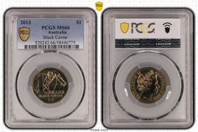 2013 $1 Black Caviar MS66