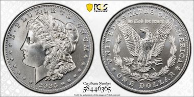 2025 $1 Morgan Dollar MS69