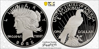 2025-S $1 Peace Dollar PR70DCAM