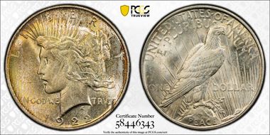 1922 $1 MS62