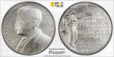 (2025) Medal Theodore Roosevelt Ag Matte Finish MS69