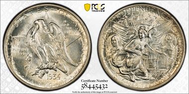 1934 50C Texas MS64