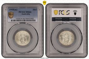 1955(m) Shil MS66