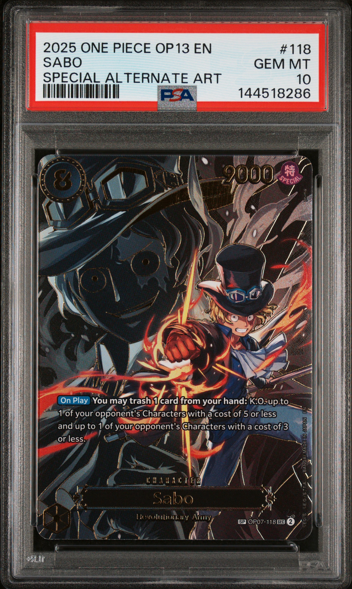 Myst Cache - Graded Collection's 2025 One Piece Op13-Carrying on