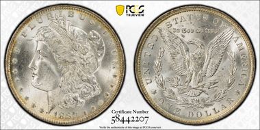 1887-O $1 MS64