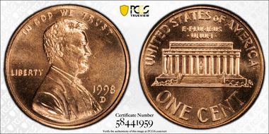 1998 1C MS67RD