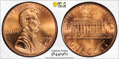 1999-D 1C MS65RD