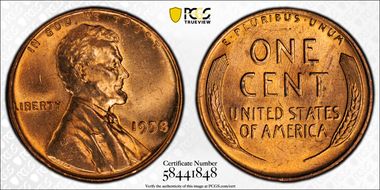 1958 1C MS64RD