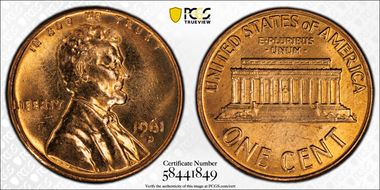 1961-D 1C MS64RD