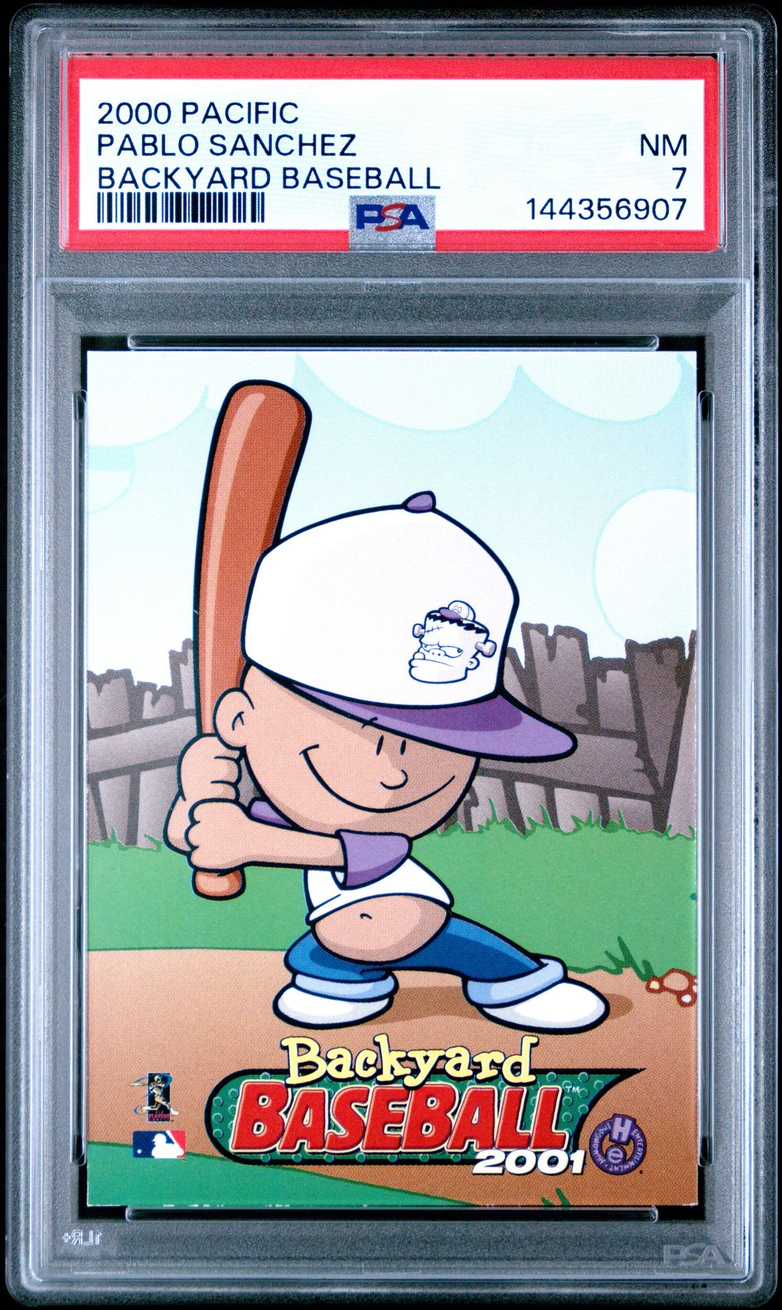 2000 Pacific PACIFIC BACKYARD BASEBALL Pablo Sanchez front