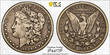 1889-CC $1 F15