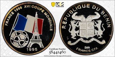 1995 500 Fr World Cup KM-14 PR68DCAM