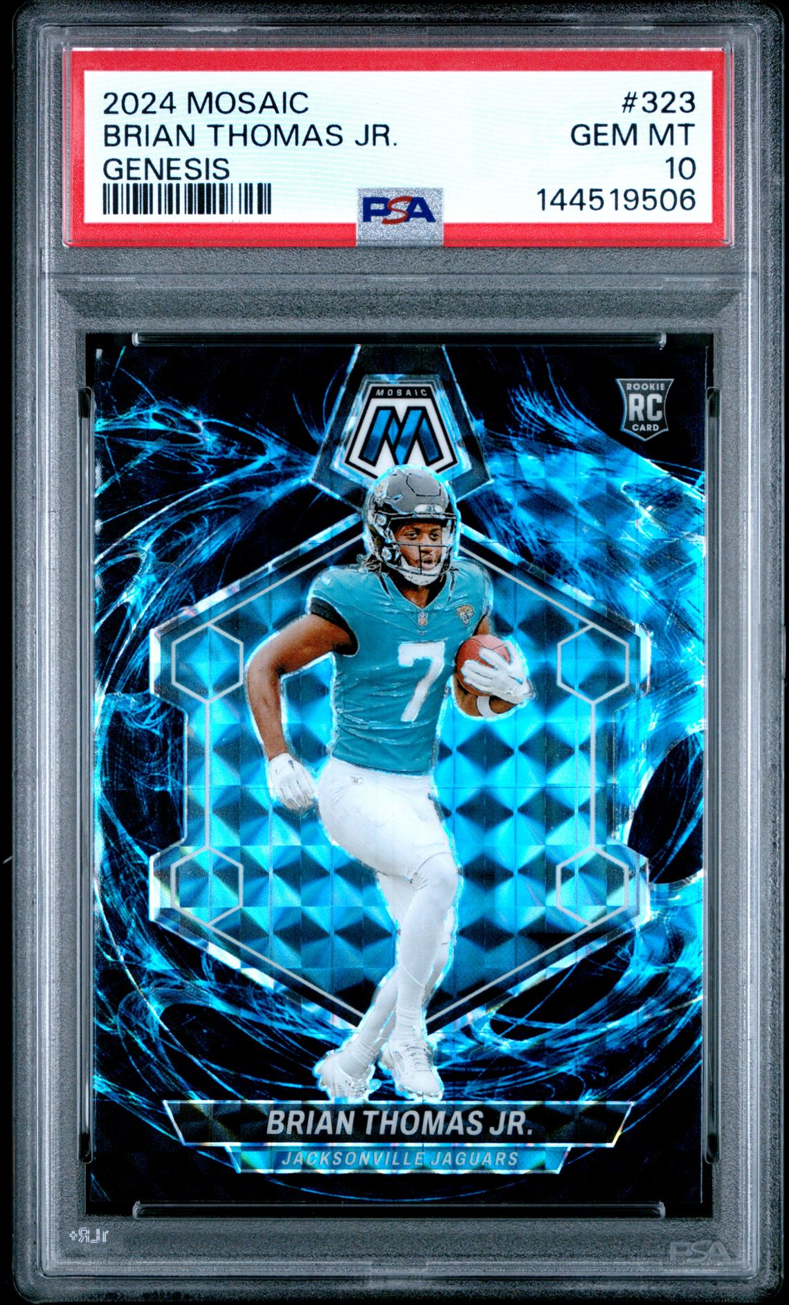 2024 Panini PANINI MOSAIC GREEN #323 Brian Thomas Jr. front