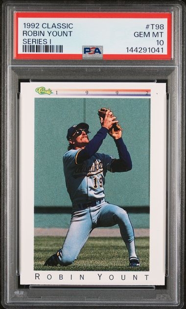 1992 Classic Classic Seriesi #T98 Robin Yount front