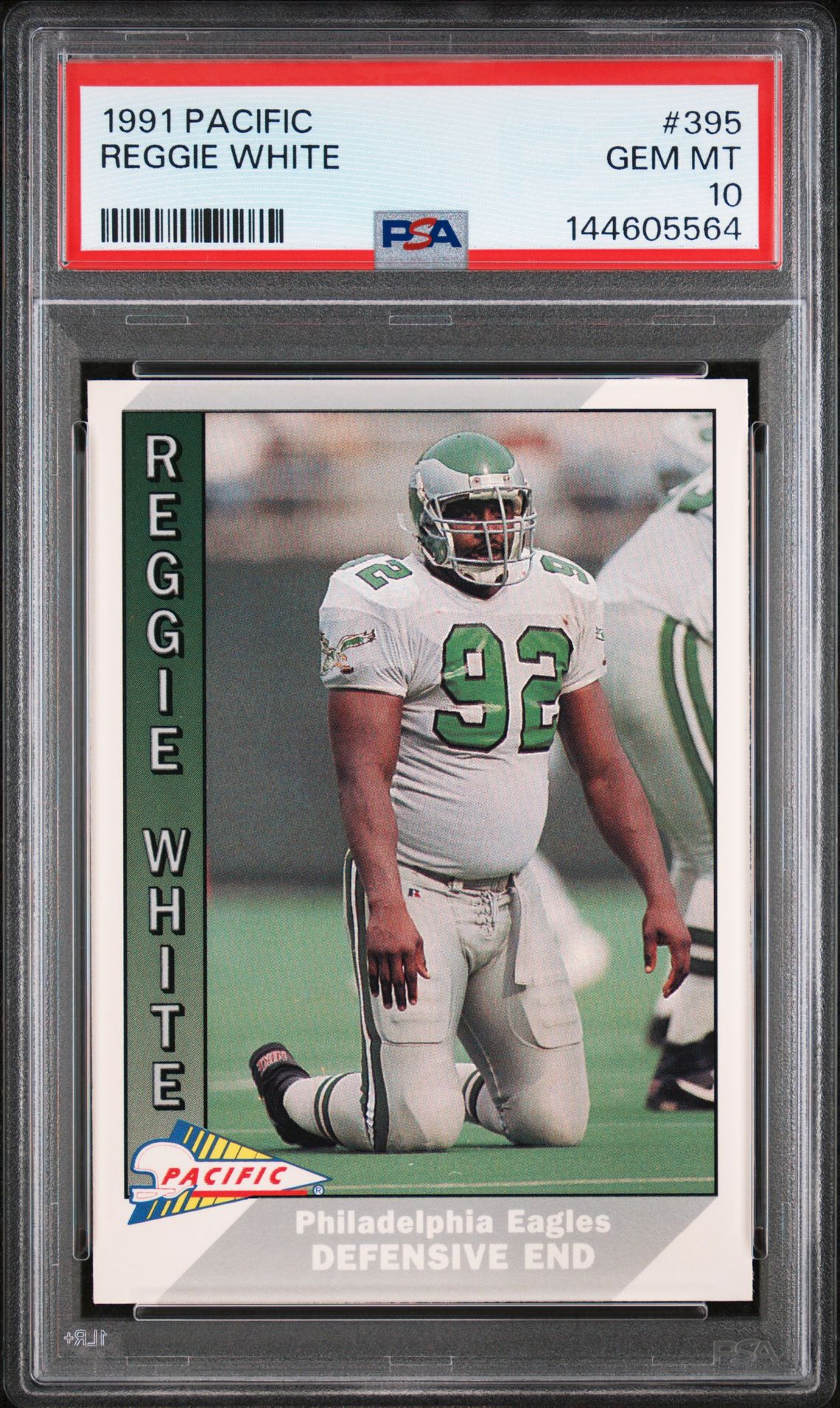 1991 Pacific PACIFIC White #395 Reggie White front