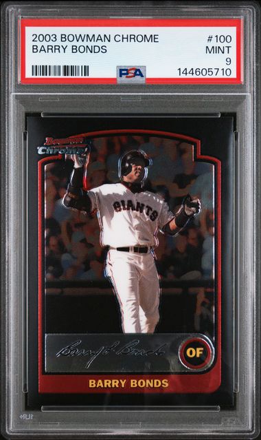 Bowman Barry Bonds front