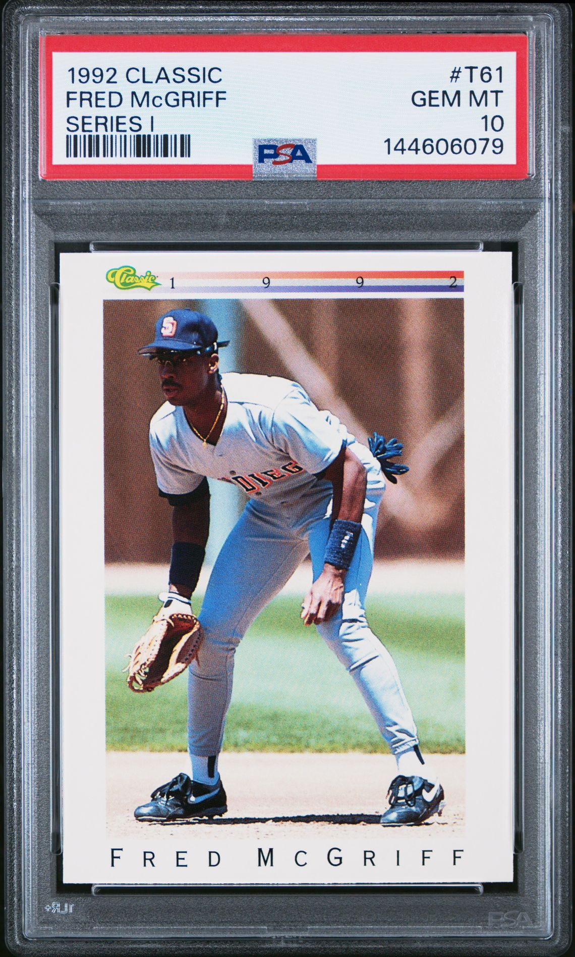 1992 Classic CLASSIC SERIES I #T61 Fred Mcgriff front