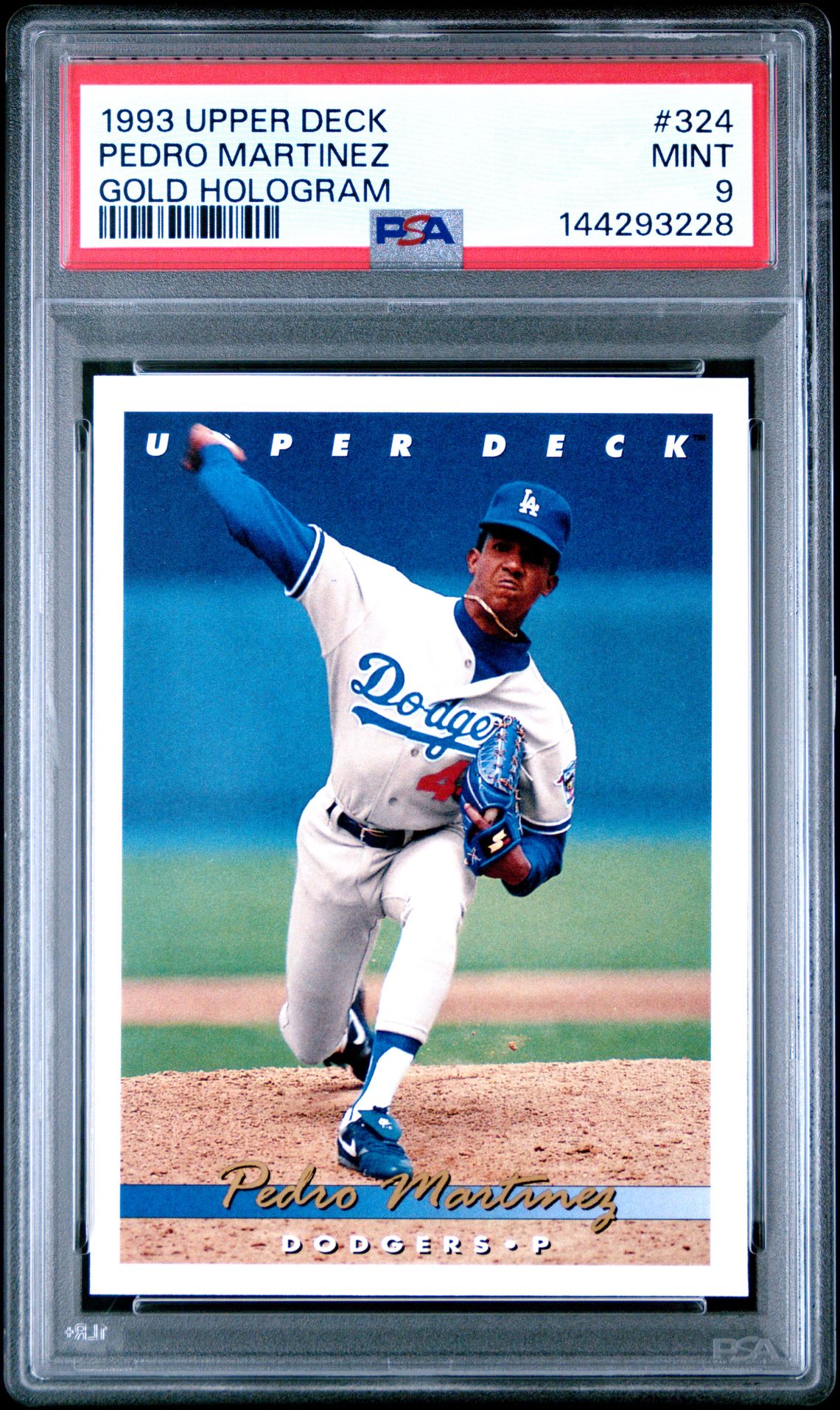 1993 Upper Deck UPPER DECK GOLD HOLOGRAM #324 Pedro Martinez front