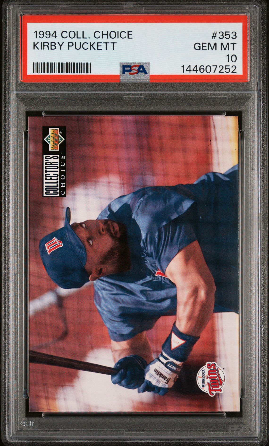 1994 COLLECTOR'S CHOICE #353 Kirby Puckett front