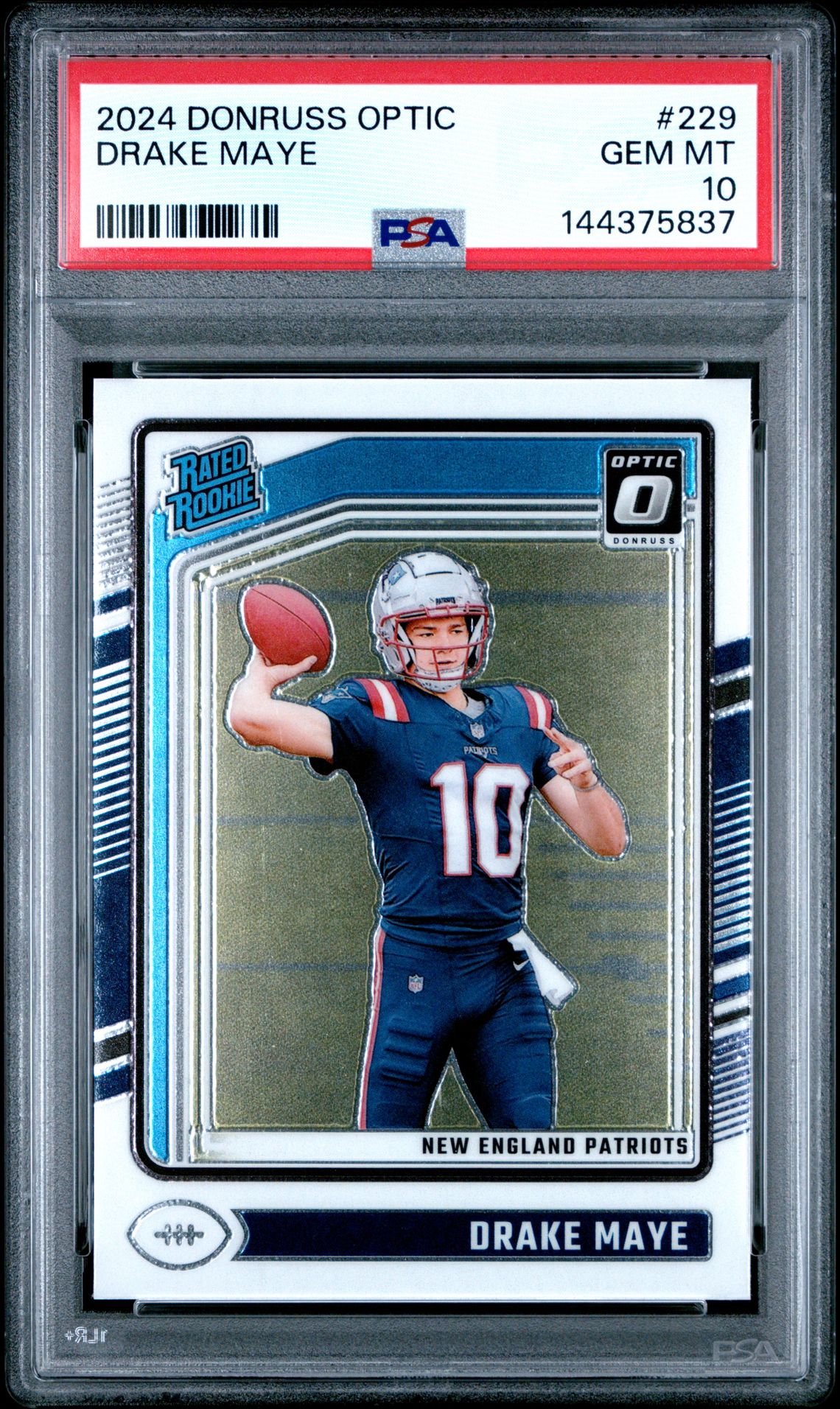 2024 Panini PANINI DONRUSS OPTIC Rated Rookie #229 Drake Maye front