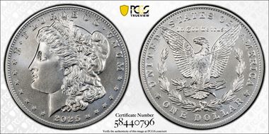 2025 $1 Morgan Dollar First Strike MS70