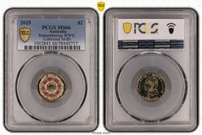 2025 $2 Remembering WWII Colorized Al-Br MS66