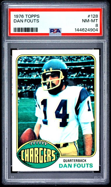 1976 Topps #128 Dan Fouts front