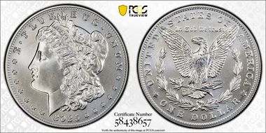 2025 $1 Morgan Dollar First Strike MS70