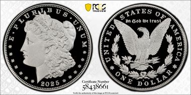 2025-S $1 Morgan Dollar First Strike PR70DCAM