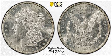 1880-O $1 AU58