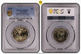2025 $1 Sydney Map Privy 30th Ann of ANDA MS67