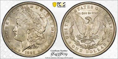 1889-O $1 AU58