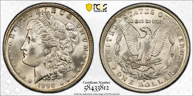 1890-O $1 MS63