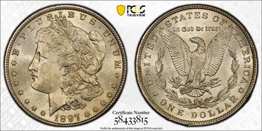 1897 $1 MS62