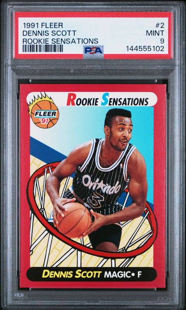 1991 Fleer Fleer Sensations #2 Dennis Scott front