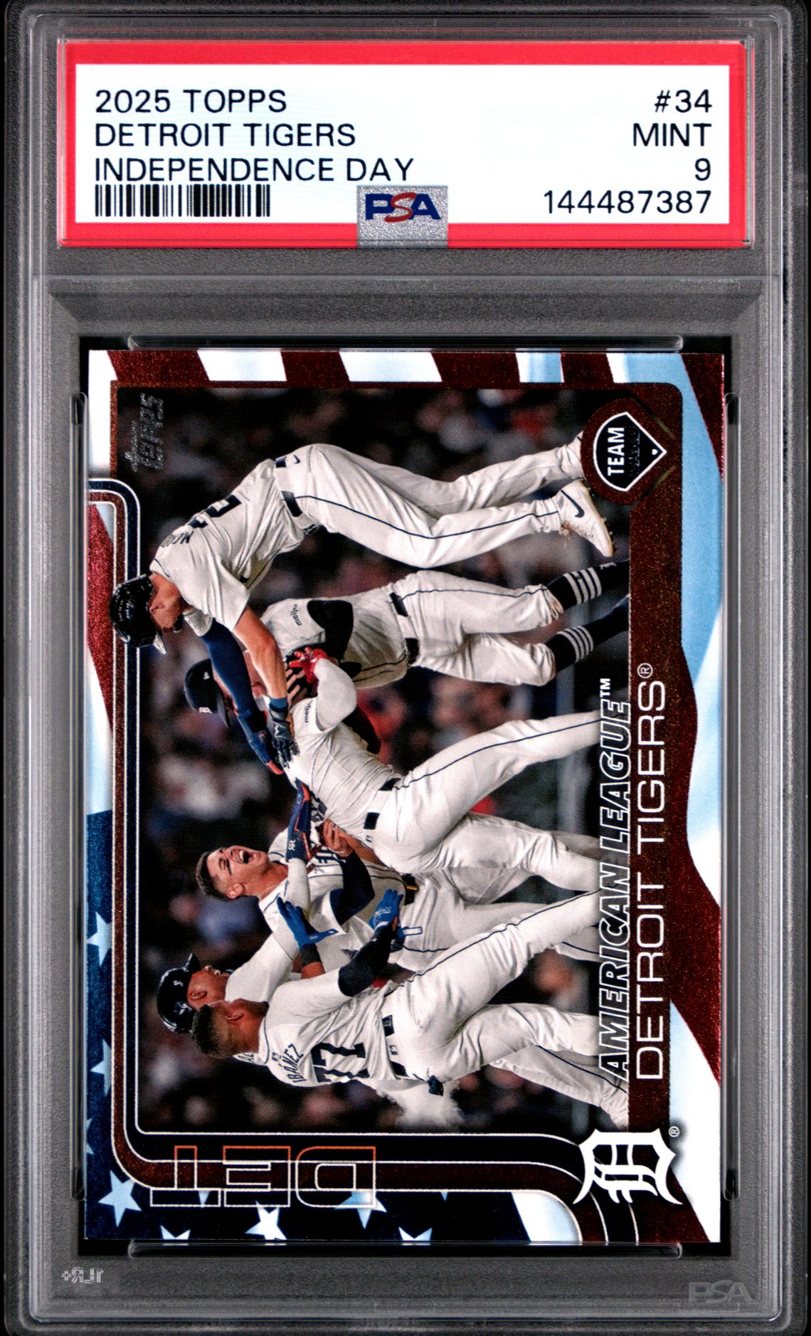 2025 Topps #34 Detroit Tigers front