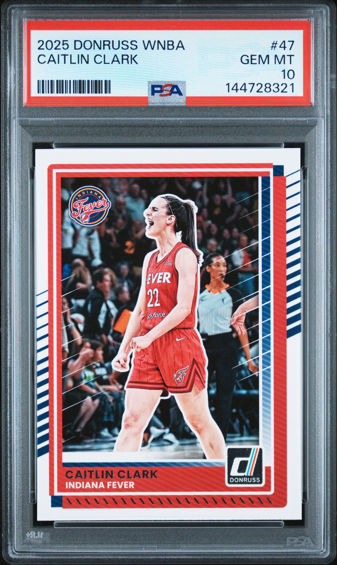 2025 Panini PANINI DONRUSS WNBA HOLO #47 Caitlin Clark front