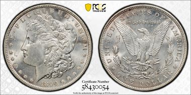 1890 $1 MS64