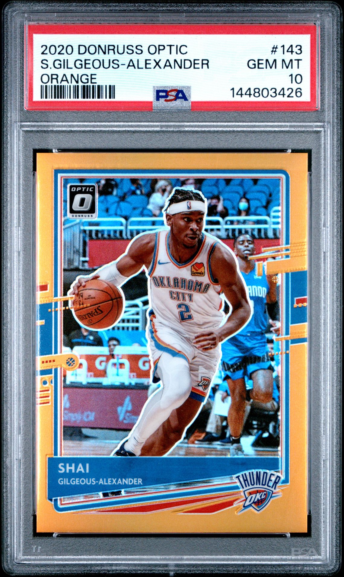 2020 Panini Donruss Optic ORANGE #143 S.Gilgeous-Alexander front