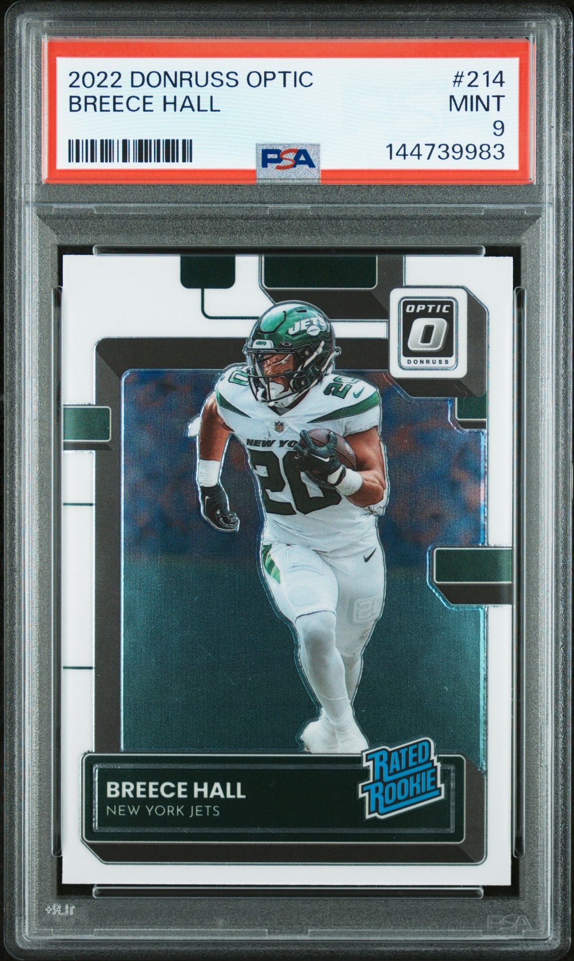 2022 Panini PANINI DONRUSS OPTIC #214 Breece Hall front