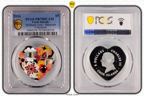 2026 $5 Brilliant Love - Blossom Colorized PR70DCAM