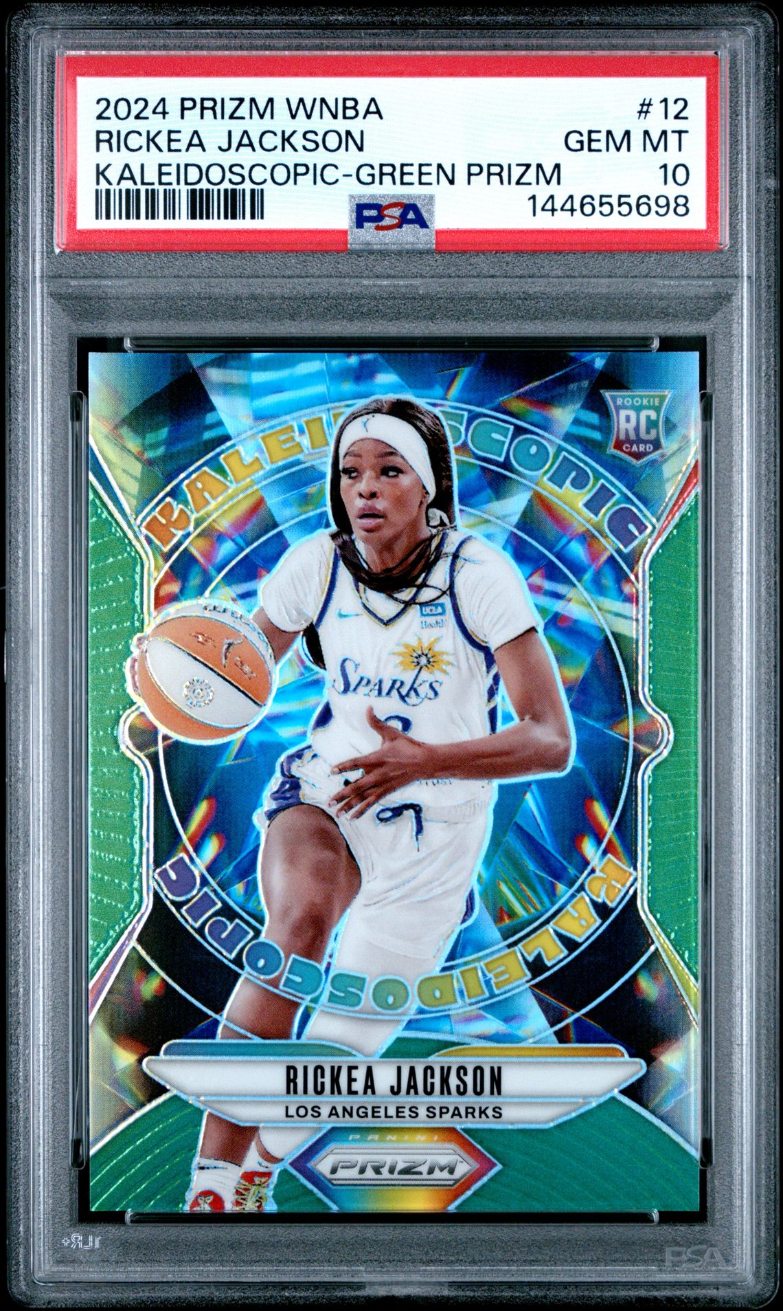 2024 Panini Panini Prizm Wnba Kaleidoscopic #12 Rickea Jackson front