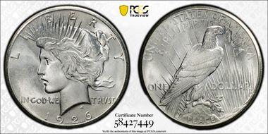 1926 $1 MS64