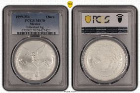 1999-Mo Onza Libertad Ag MS70