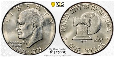1976-D $1 Type 2 MS66