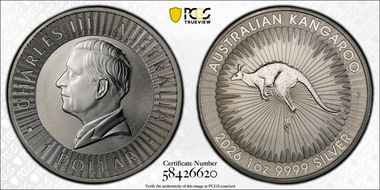 2026-P $1 Kangaroo Ag MS67