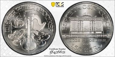 2026 € 1.50 Vienna Philharmonic MS68