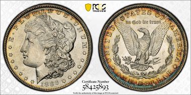 1886 $1 MS66